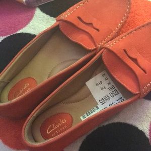 Orange Clarks artisan